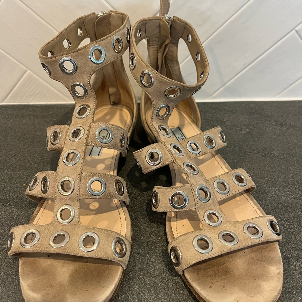 Prada Suede Gladiator Sandals - image 2
